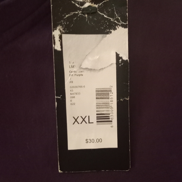 LL Cool J Celtic Design Graphic Shirt Dark Purple Gold Size XXL - Picture 6 of 6